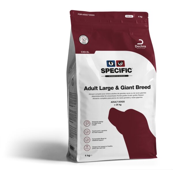 SPECIFIC CXD-XL täiskasvanud suurt kasvu koerale 4kg ja 12kg